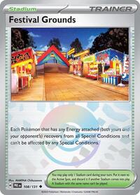 Festival Grounds Poke Ball Pattern - 108/131 - Poke Ball - NM - Uncommon - Prismatic Evolutions