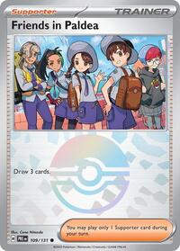 Friends in Paldea Poke Ball Pattern - 109/131 - Poke Ball - NM - Common - Prismatic Evolutions