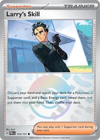 Larrys Skill Poke Ball Pattern - 115/131 - Poke Ball - NM - Common - Prismatic Evolutions