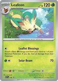 Leafeon Cosmos Holo - 170 - Holofoil - NM - Promo - Scarlet & Violet Promo