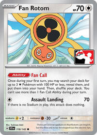 Fan Rotom - 118/142 - Holofoil - NM - Common - Prize Pack Series One