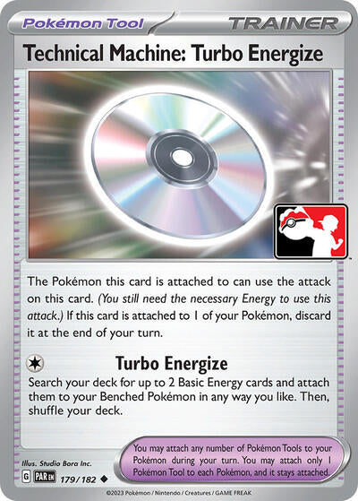 Technical Machine: Turbo Energize - 179/182 - Holofoil - NM - Uncommon - Prize Pack Series One