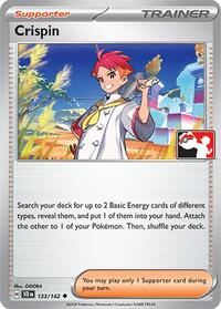 Crispin - 133/142 - Holofoil - NM - Uncommon - Prize Pack Series One