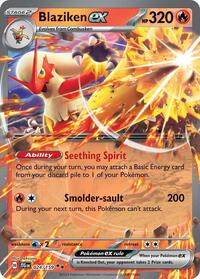 Blaziken ex - 24/190 - Holofoil - NM - Double Rare - SV09: Journey Together