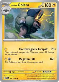 Alolan Golem - 46/159 - Normal - NM - Uncommon - Journey Together