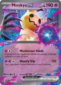 Mimikyu ex - 69/190 - Holofoil - NM - Double Rare - SV09: Journey Together