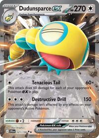 Dudunsparce ex - 121/159 - Holofoil - NM - Double Rare - Journey Together