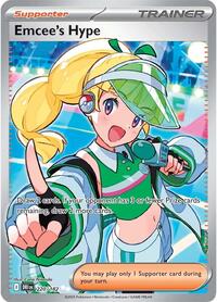 Emcees Hype - 220/182 - Holofoil - NM - Ultra Rare - Destined Rivals