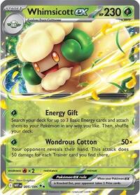 Whimsicott ex - 5/173 - Holofoil - NM - Double Rare - SV: White Flare