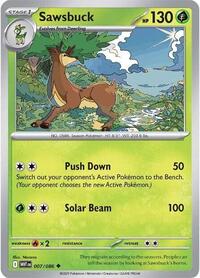 Sawsbuck Poke Ball Pattern - 7/86 - Poke Ball - NM - Uncommon - White Flare