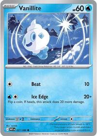 Vanillite Poke Ball Pattern - 27/86 - Poke Ball - NM - Common - White Flare