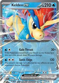 Keldeo ex - 30/173 - Holofoil - NM - Double Rare - SV: White Flare