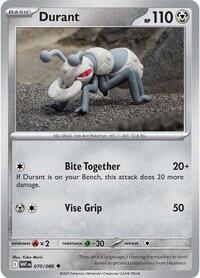 Durant Poke Ball Pattern - 70/86 - Poke Ball - NM - Uncommon - White Flare