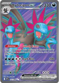Hydreigon ex - 161/86 - Holofoil - NM - Ultra Rare - White Flare