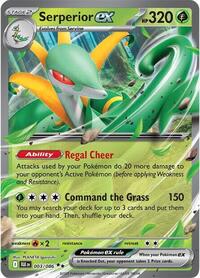 Serperior ex - 3/172 - Holofoil - NM - Double Rare - SV: Black Bolt