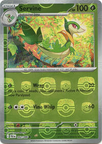 Servine Poke Ball Pattern - 2/86 - Poke Ball - NM - Common - Black Bolt