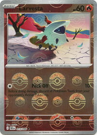 Larvesta Poke Ball Pattern - 15/86 - Poke Ball - NM - Common - Black Bolt