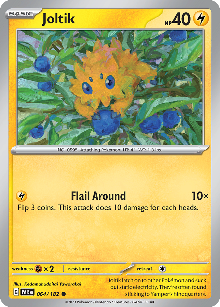 Joltik - 64/182 - Normal - NM - Common - Paradox Rift
