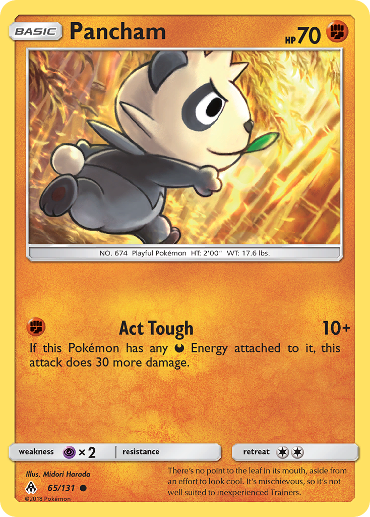 Pancham - 65/131 - Normal - NM - Common - Forbidden Light