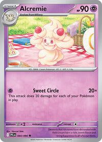 Alcremie - 44/94 - Normal - NM - Uncommon - Phantasmal Flames