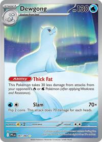 Dewgong - 97/94 - Holofoil - NM - Illustration Rare - Phantasmal Flames