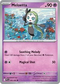 Meloetta - 40/94 - Reverse Holofoil - NM - Uncommon - Phantasmal Flames