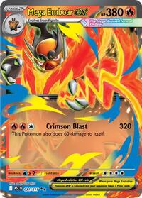 Mega Emboar ex - 031/217 - Holofoil - NM - Double Rare - ME: Ascended Heroes