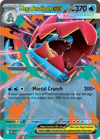 Mega Feraligatr ex - 043/217 - Holofoil - NM - Double Rare - ME: Ascended Heroes