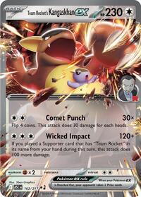 Team Rocket's Kangaskhan ex - 162/217 - Holofoil - NM - Double Rare - ME: Ascended Heroes