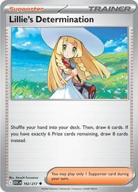 Lillies Determination - 192/217 - Reverse Holofoil - NM - Uncommon - Ascended Heroes