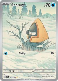 Snorunt - 227/217 - Holofoil - NM - Illustration Rare - Ascended Heroes