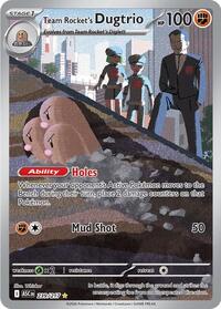 Team Rockets Dugtrio - 239/217 - Holofoil - NM - Illustration Rare - Ascended Heroes