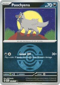 Poochyena - 128/217 - Reverse Holofoil - Dusk Ball - NM - Common - Ascended Heroes