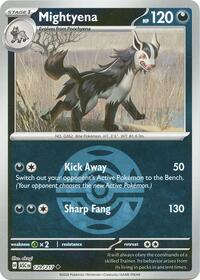 Mightyena 129 217 Dusk Ball - 129 - reverseHolofoil-duskball - NM - Uncommon - Ascended Heroes