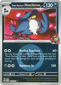 Team Rockets Honchkrow Energy Symbol Pattern - 127 - Normal - NM - Rare - Ascended Heroes