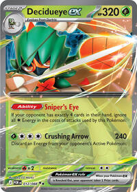 Decidueye ex - 12/88 - Holofoil - NM - Double Rare - Perfect Order