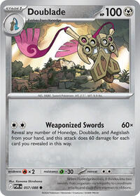 Doublade 057 088 - 57 - Reverse Holofoil - NM - Common - Perfect Order