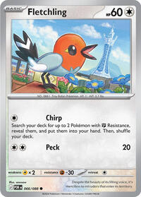 Fletchling - 66/88 - Reverse Holofoil - NM - Common - Perfect Order