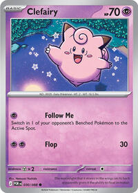 Clefairy 030 088 - 30 - Normal - NM - Common - Perfect Order
