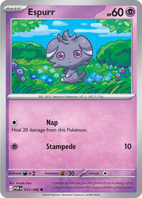 Espurr 033 088 - 33 - Normal - NM - Common - Perfect Order