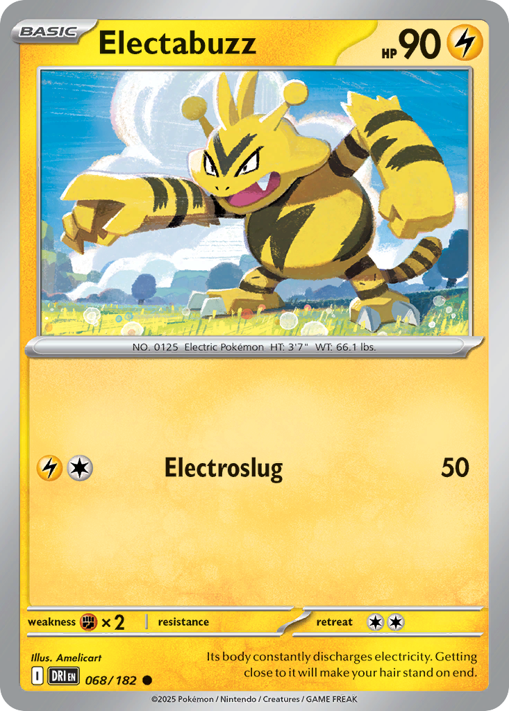 Electabuzz - 68/182 - Normal - NM - Common - Destined Rivals