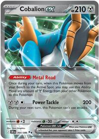 Cobalion ex - 64/86 - Holofoil - NM - Double Rare - Chaos Rising
