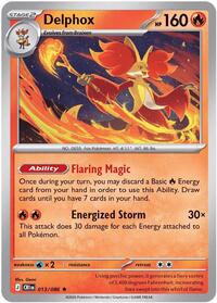 Delphox - 13/86 - Holofoil - NM - Rare - Chaos Rising