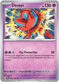 Deoxys - 33/86 - Normal - NM - Uncommon - Chaos Rising
