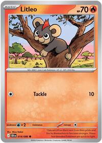 Litleo - 14/86 - Normal - NM - Common - Chaos Rising