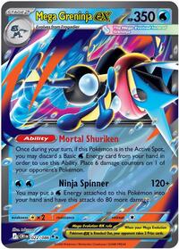 Mega Greninja ex - 22/86 - Holofoil - NM - Double Rare - Chaos Rising
