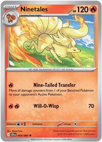 Ninetales - 9/86 - Normal - NM - Uncommon - Chaos Rising