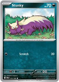 Stunky - 53/86 - Reverse Holofoil - NM - Common - Chaos Rising