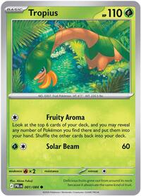 Tropius - 1/84 - Normal - NM - Common - Pitch Black