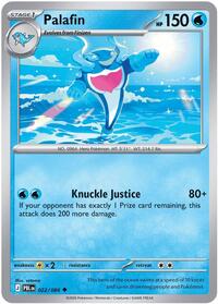 Palafin - 22/84 - Normal - NM - Uncommon - Pitch Black
